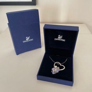 SWAROVSKI Heart Pendant with Chain Original Box